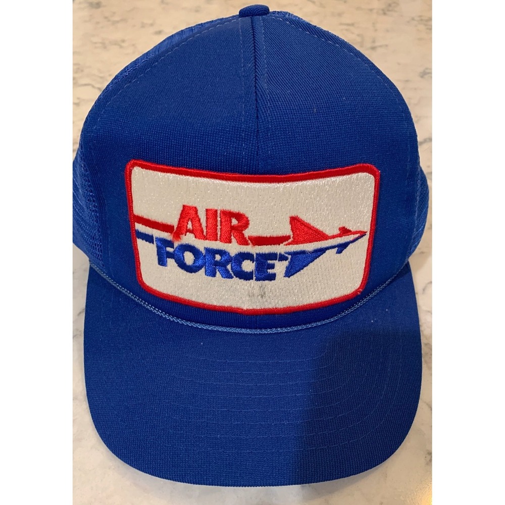 Vintage Air Force trucker Hat blue